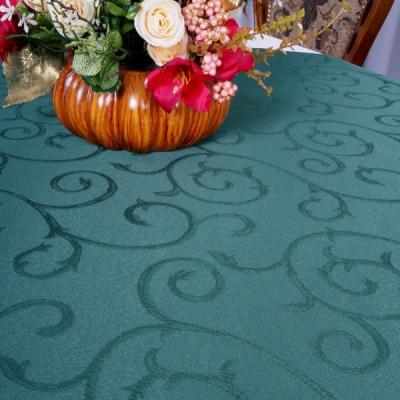 China Oilproof Polyester Jacquard Christmas Tablecloth Wholesale High Quality Luxury Tablecloths For Home for sale