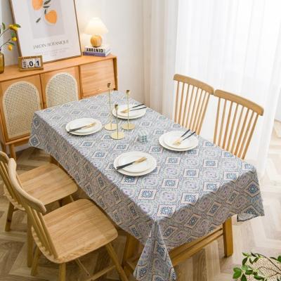 China Oilproof Manufacturer-Supplier Customization Durable Home 100%Polyester Waterproof Tablecloths for sale