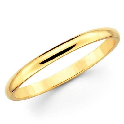 China Solid 14K Yellow Gold Comfort Fit Wedding Band Simply Simple Wedding Band 2mm 3mm 4mm 5mm Solid Gold Jewelry Men Women for sale