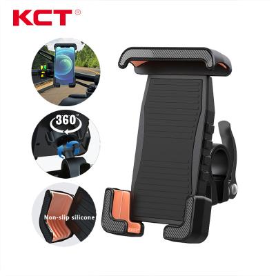 China 2022 KCT Adjustable Original Factory Stand Mobile Phone Holder For Bike Bicycle Motorcycle for sale