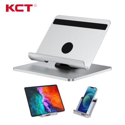 China Adjustable Logo Aluminum Desktop Phone Tablet Stand Holder Customized by KCT for sale