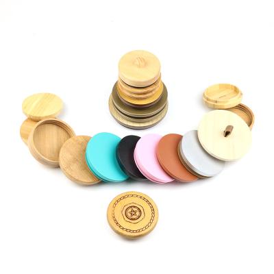 China Eco-Fridendly Nice Factory Direct Quality Custom Made Wood Lids for sale