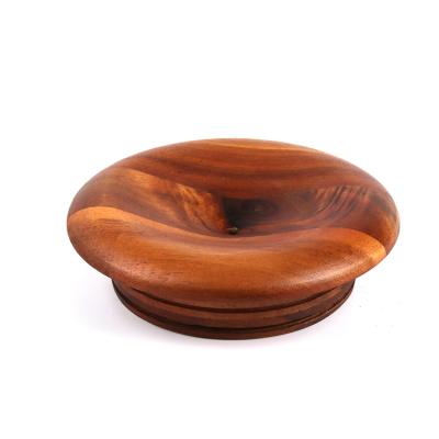 China Non spill wholesale wooden lid for candle jars for sale for sale