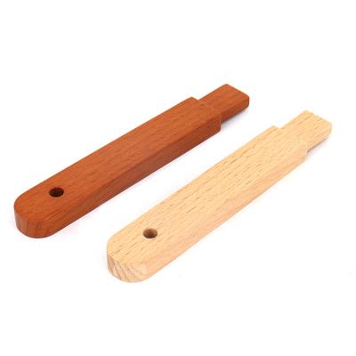 China Modern High Quality Custom Kitchen Natural Wood Wooden Handles for sale