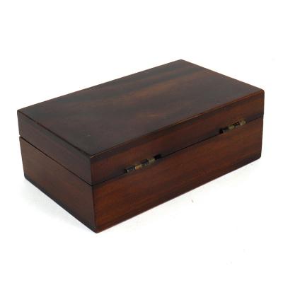 China Eco-friendly Wholesale Antique Lid Lock Hinge Hinge Jewelry Custom Wooden Jewelry Treasure Box for sale