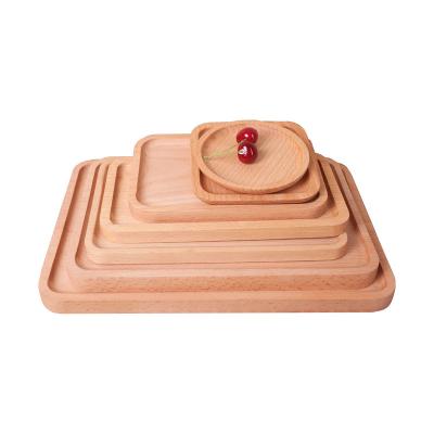 China Food Grade Wooden Tray Customized Factory Supply Serving Wooden Tray For Food for sale