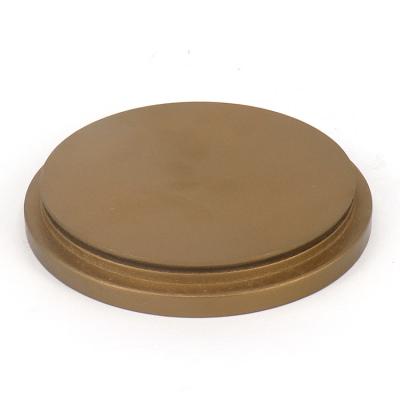 China Popular Fire Resistance OEM MDF Wooden Covers For Candle Glass Cup for sale