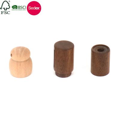 China Hot Selling Popular Hanging Wooden Perfume Cap Lid For Car Air Perfume Bottle for sale