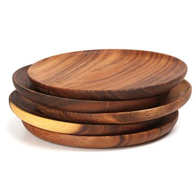 China Food Grade Wooden Customized Factory Supply Wooden Tray Fruit Dish for sale