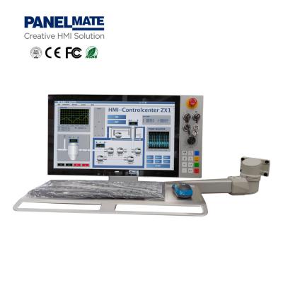 China IP54 PANELMATE 21.5 inch cantilever operation panel PC with aluminum and magnesium enclosure and capacitive touch screen for sale