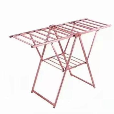 China Durable Outdoor Aluminum Collapsible Collapsible Clothes Drying Rack Dryer Cloth Hanger Rack Clothes Drying Rack For Laundry for sale