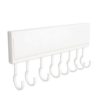 China White No Hole Creative Wall Hanging Spoon And Shovel Kitchen Storage Rack for sale