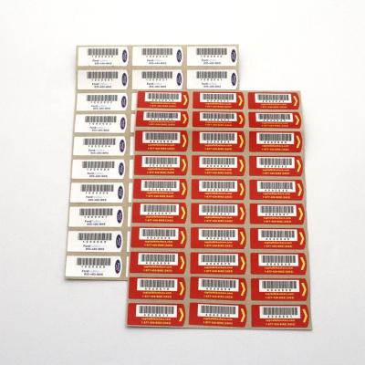 China Barcode die cutting label with cheap barcode dies for sale