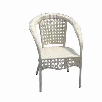 China Modern Outdoor Furniture Water Proof Rattan Stackable Table Chair For Garden for sale