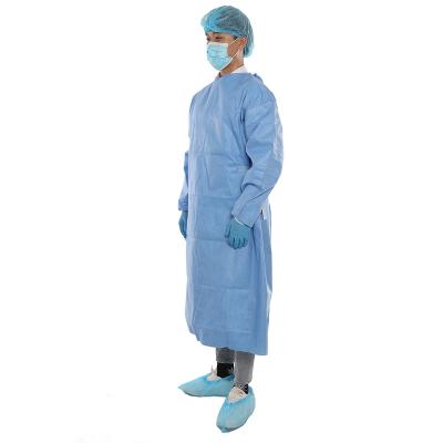 China Aami Medical 4 510(K) Gown Set Clothing Reinforced Nonwoven Sterile Surgical Gowns for sale