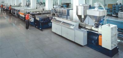 China High speed PE/PP/PC hollow profile sheet extrusion line for sale