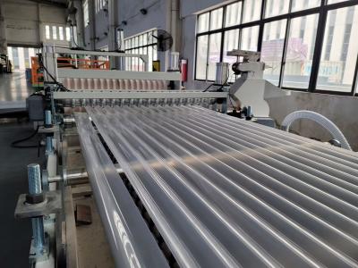 China PP Corrugated Wave Roofing Sheet Extrusion Production Line Width 850-1050mm for sale