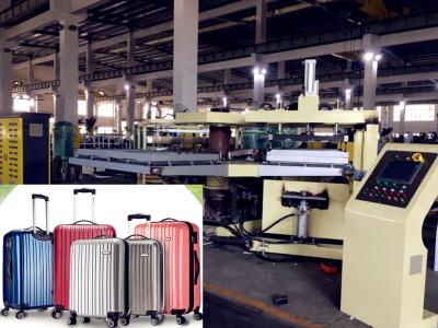 China High Speed Automatic Plastic Vacuum Thermoforming suit case luggage forming machine (3 Positions Type) for sale