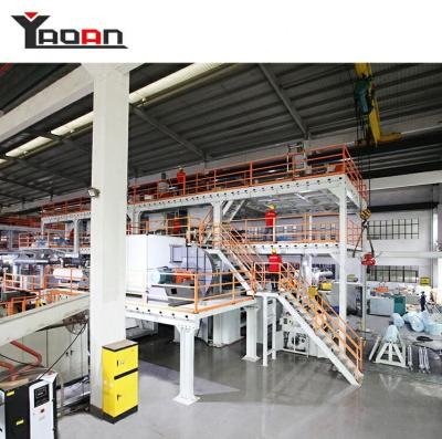 China AF-1600 SMS Nonwoven Fabric Production Line , SMS Nonwoven Fabric Machine, CE Certificate for sale