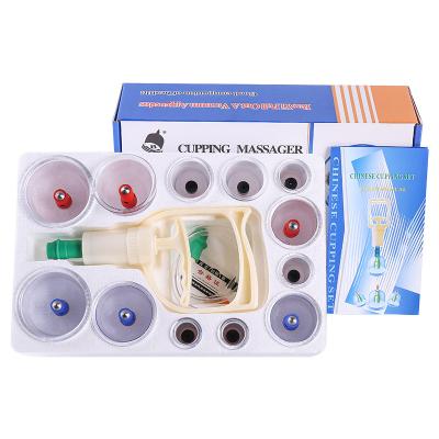 China Whole body 12pcs/ set Body Disposable Plastic Cupping Cups Massage Cupping Therapy Sets Massage Cupping Device for sale