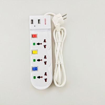 China Commercial Hot Sale 13A Universal Power Socket USB UK Extension Socket en venta