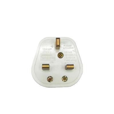 China 13A Safe Socket 3 Pin British Standard Smart Electrical Apartment UK Plug for sale