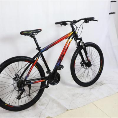 China 2021 Latest Orange Iron Fashion Tours 26 Inch Iron Mountain Youth Bike With Shockproof Bike for sale