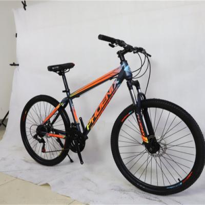 China Super Quality Shockproof Orange Iron Sports Bike Iron Disc Brake 26 Inch Offroad Mountain Bike for sale