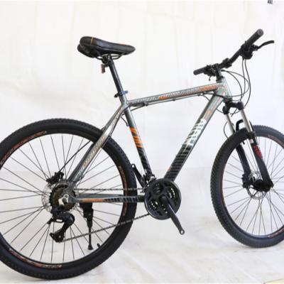 China 2021 Latest Style 26 Size Big Wheel Aluminum Gray Track Mountain Bike Mens Fashion Bike for sale