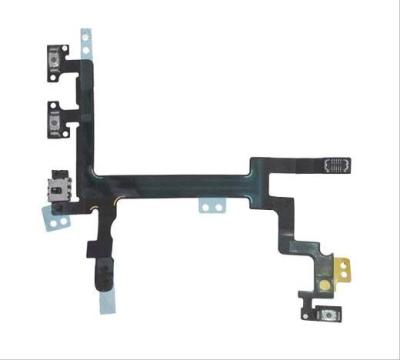 China Mobile Phone Volume Power Button Flex Cable iPhone 5 Spare Parts for sale