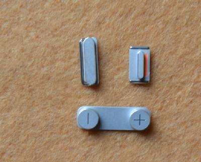 China iPhone 5 Side Button Apple Iphone Spare Parts , Power Button / Volume Button / Mute Button for sale