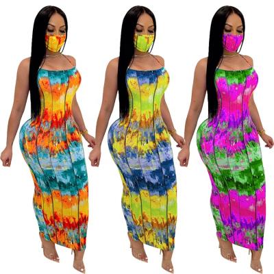 China Anti Wrinkle Off Shoulder Maxi Professional Clothes Woman Summer Casual Party Wear Ruffle Button Plus Size Knitted Dress for sale