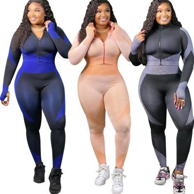 China Anti-Wrinkle Pants Office Formal Plush Big Boy Two Piece Set Ladies Summer Outfit 4Xl Plus Size Women Clothing for sale