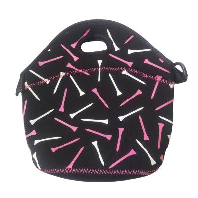 China Insulated Customize Portable Lunch Bag Neoprene Insulated Lunch Handbag Bag for sale