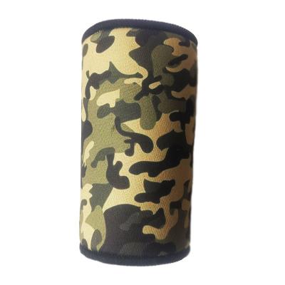 China Cheap Customized Insulated Neoprene Camouflage Printed Beer Cans Holder Boxes Jecket Cup Sleeve Cooler Boxes Bag With Colorful Lantern for sale