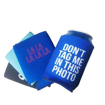 China 2021 New Arrival Universal Cooler Beer Can Waterproof Insulated Neoprene Box Cooler Sleeve for sale