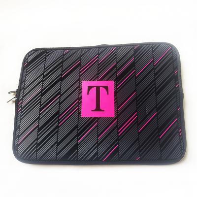 China For laptop factory price high quality iridescent neoprene cheap customized shakeproof laptop bag/sleeve for sale