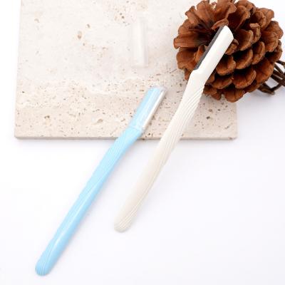 China Hair Removal Factory Wholesale Eyebrow Razor Set Disposable Single Blade Eyebrow Razor for sale