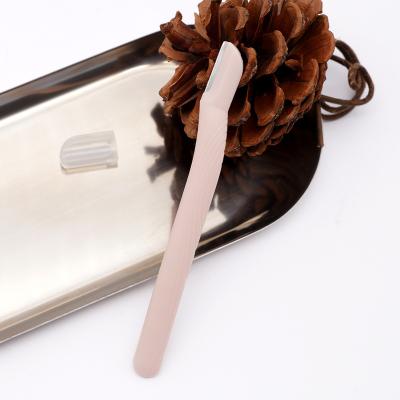 China Mini Fashionable Shape Single Blade Hair Removal Straight Eyebrow Razor for sale