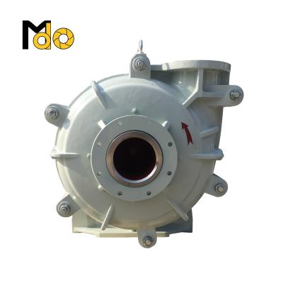 China Machining Density 30% 70% Solids Handling 4inch 6inch Mining Slurry Pump for sale