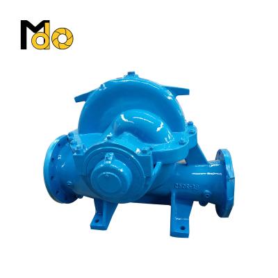 China Heavy Duty High Flow Seawater Motor Cast Iron Suction Drinking Water Treatment End Case Electric Split Pump for sale