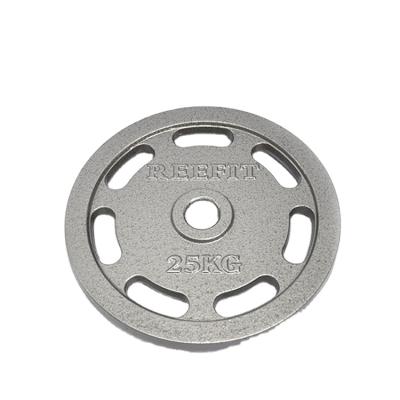 China 2021 Universal All Size Plate Rubber Coated Dish Barbell Dish With CE Certification 2.5kg-25kg Weight Dish Barbell Piece for sale