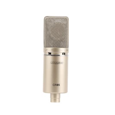 China Shock Mount Style CR85 Best Cardioid Patterns Condenser Metal Mic for Wired Recording for sale