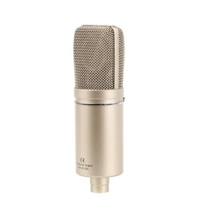 China CR86 Professional Studio XLR Condenser Recording Microphone with Metal Construction for sale