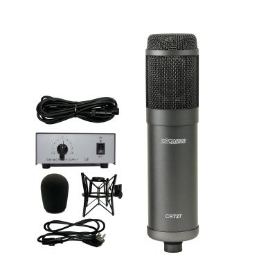 China Karaoke Mic Tech with 797Audio CR727 Large Diaphragm Tube Pencil Condenser Microphone for sale