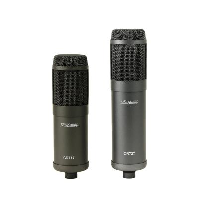 China 797Audio CR727 34mm Large Diaphragm Tube Pencil Condenser Microphone With Shock Mount, Windscreen,Cables for sale