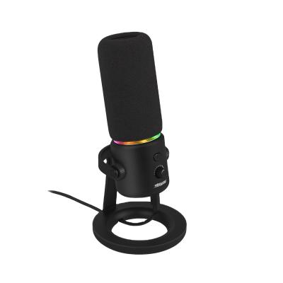 China 797AUDIO D502 Customizable Black/White USB Professional Gaming Microphone for PC/Desktop for sale