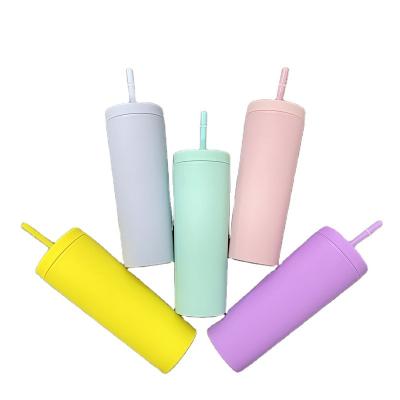 China Competitive Price Viable Horoscope Pastel Matte Skinny Tumblers 19oz 20oz Matte Skinny Tumblers Pastel Matte for sale