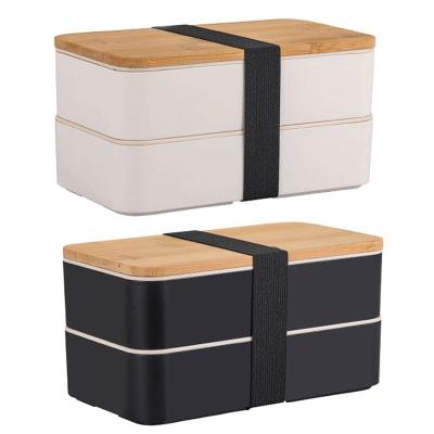 China Sustainable New Product Bento Box Bamboo Bento Eco Friendly Reusable for sale