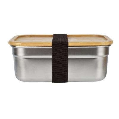 China China Manufacturer Janpan Style Lunchbox Sustainable Food Container With Storage Box Bamboo Bamboo Food Lid Wooden Lid for sale